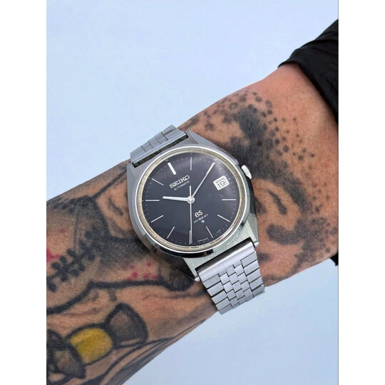 36mm • 1973 Grand Seiko 5645 56KS Black Dial Hi-Beat 28800bph